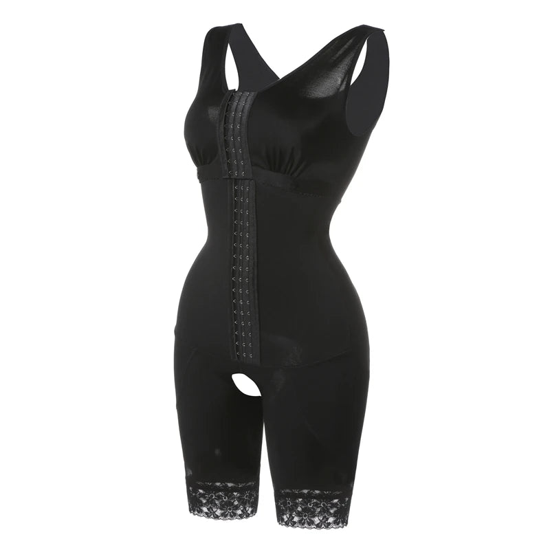 Fajas Colombian Girdle Waist Trainer Butt Lifter Shapewear Women Tummy Control Body Shaper Front Hooks Sheath Buttocks lLfts